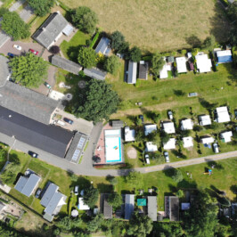 Bovenaanzicht Camping de Bocht